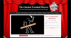 Desktop Screenshot of caledontownhallplayers.com