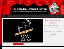 Tablet Screenshot of caledontownhallplayers.com